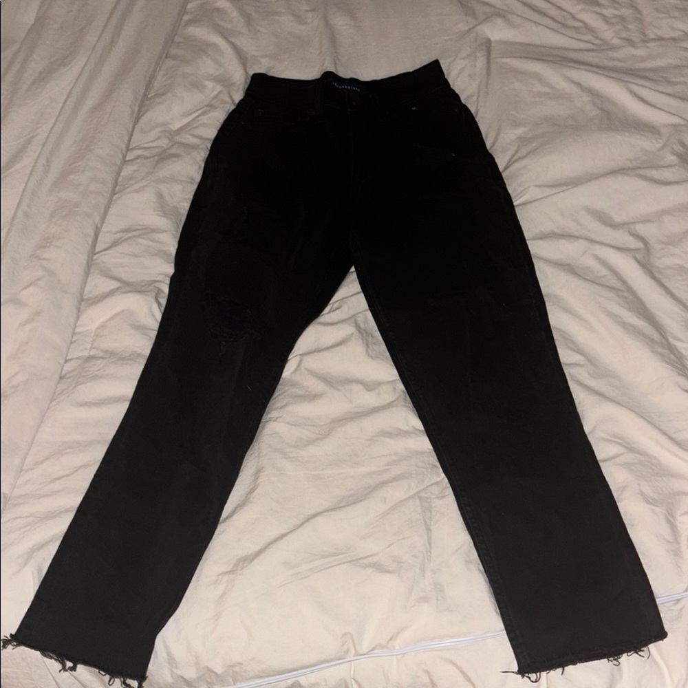 Aeropostale Black Straight Leg Pants